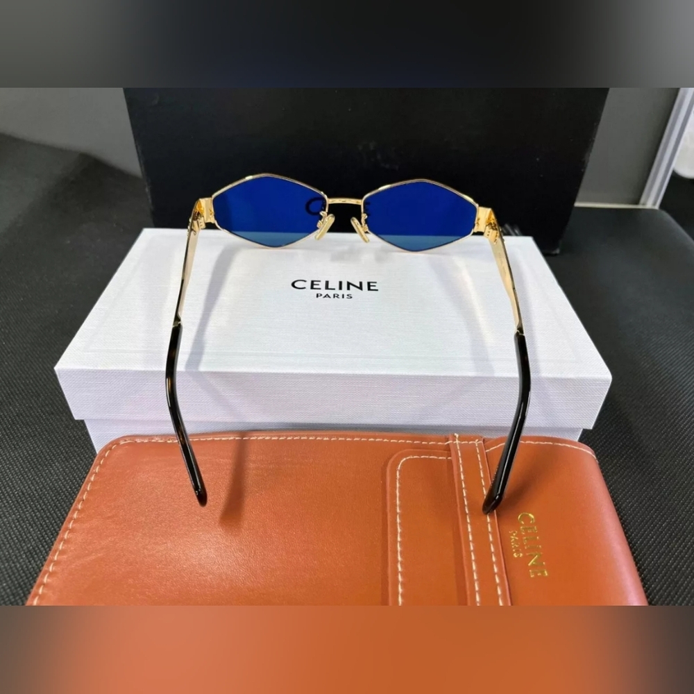 Celine Triomphe Metal Sunglasses - Picture 3 of 7